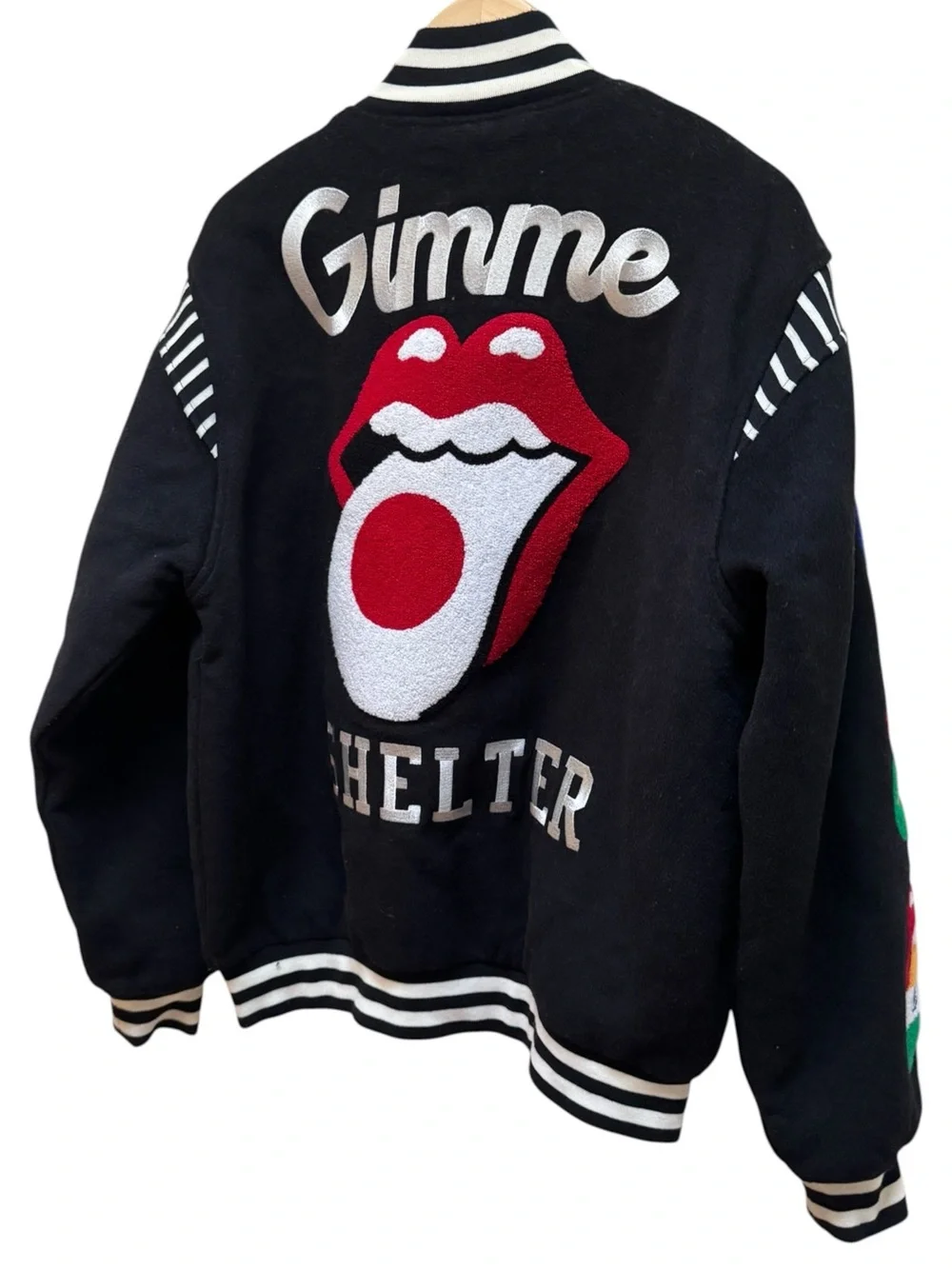 Rolling Stones x Market “Gimme Shelter” Varsity Jacket